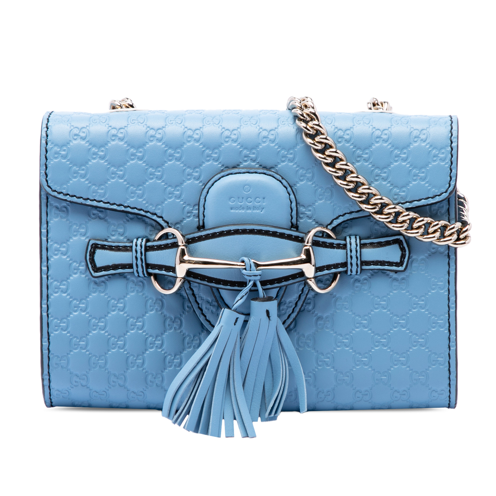 Pre-Loved Gucci Mini Microguccissima Emily Crossbody